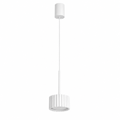 Minimalistyczna lampa wisząca Medina w kolorze białym