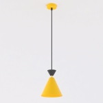 Pomarańczowa lampa wisząca Nuvia do nowoczesnych aranżacji