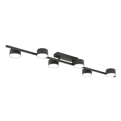 Lampa sufitowa Arko 6 w kolorze czarnym
