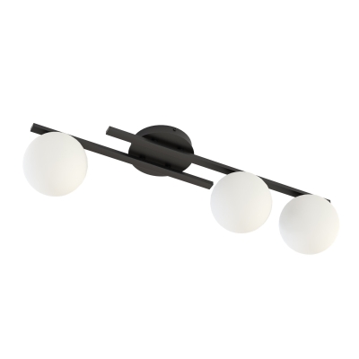 Lampa sufitowa Nexo 3 z białymi kloszami w kształcie kuli
