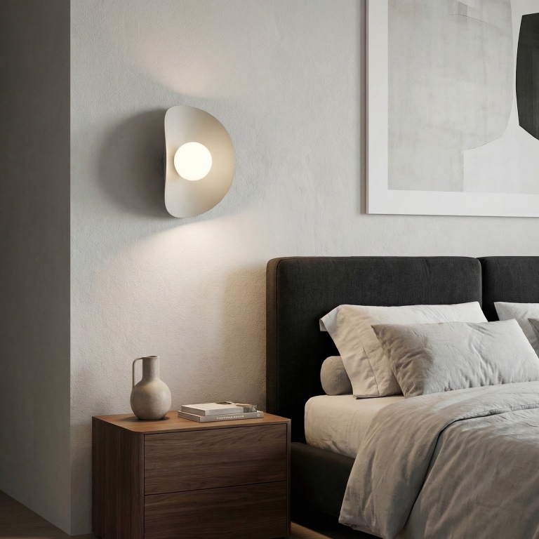 nowoczesna-lampa-ścienna-szara