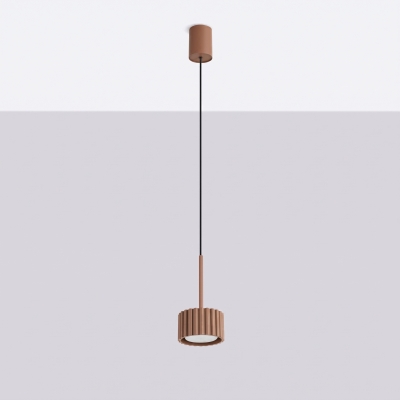 Lampa wisząca Medina w modnym odcieniu mocca