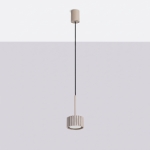 Lampa wisząca Medina w delikatnym odcieniu taupe