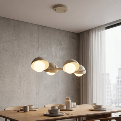 Noma 4 - nowoczesna lampa wisząca w kolorze beżowym