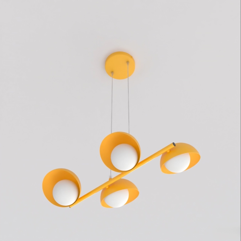 nowoczesna-lampa-wisząca-pomarańczowa