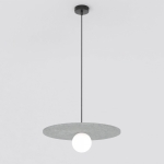 Lampa wisząca Soreli w wersji szarej