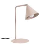Doka - nowoczesna lampka nocna w kolorze taupe