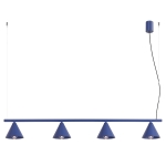 Doka - lampa wisząca w intensywnym, niebieskim kolorze
