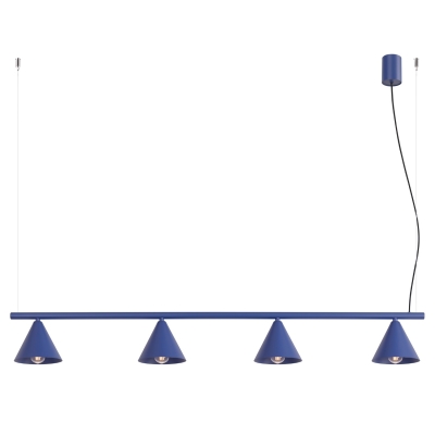 Doka - lampa wisząca w intensywnym, niebieskim kolorze