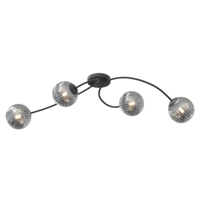 Nowoczesna lampa Tondo 4 w ciemnej kolorystyce