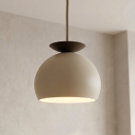 Lampa wisząca Elaris czarno-beżowa