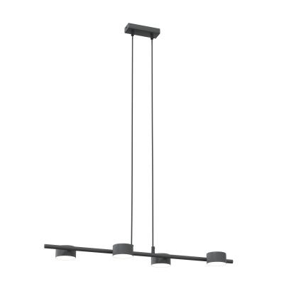 Arko 4 - nowoczesna lampa wisząca w kolorze czarnym