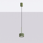 Medina - lampa wisząca w kolorze zielonej oliwki