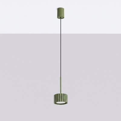 Medina - lampa wisząca w kolorze zielonej oliwki