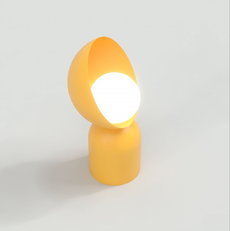 pomarańczowa-dekoracyjna-lampa-stołowa