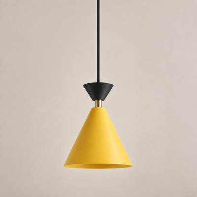 Pomarańczowa lampa wisząca Aria do nowoczesnych aranżacji