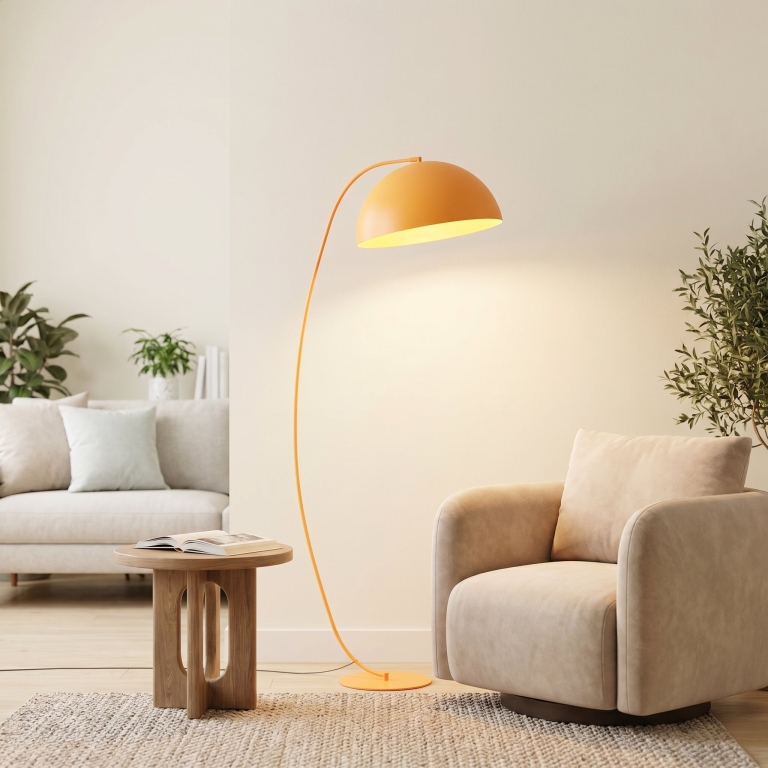 pomarańczowa-lampa-podłogowa