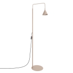 Doka - loftowa lampa stojąca w kolorze taupe