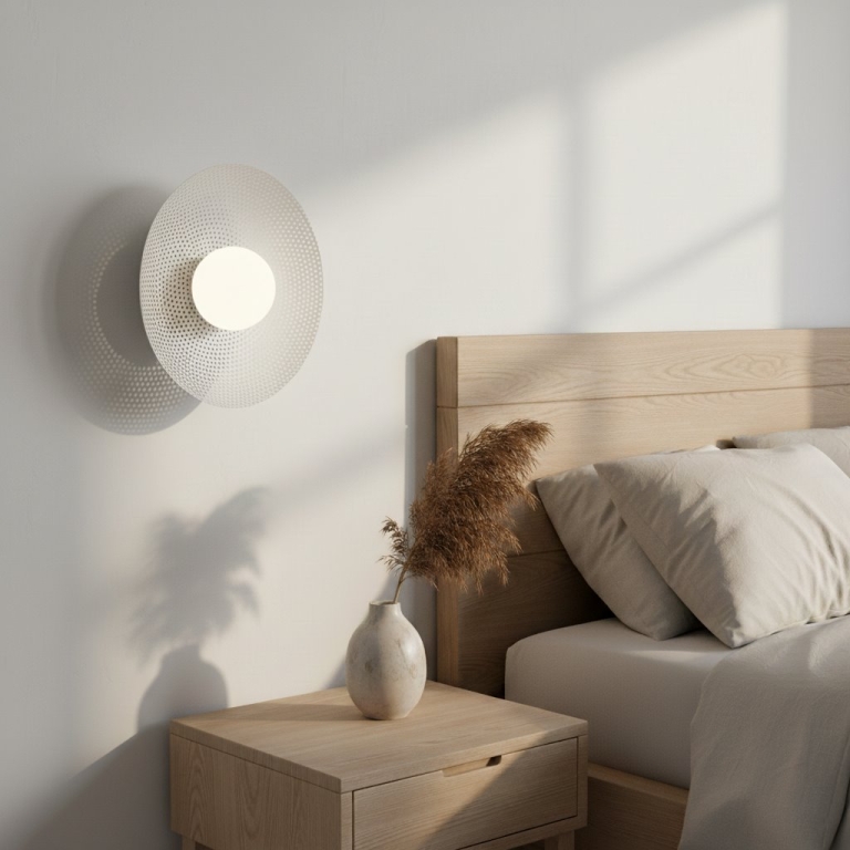 stylowa-lampa-ścienna-biała