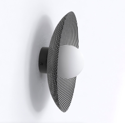 Lampa ścienna Sira z czarnym stelażem