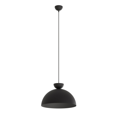 Czarna lampa wisząca Bowie o minimalistycznym designie