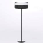 Solvia - lampa podłogowa z klasycznym abażurem