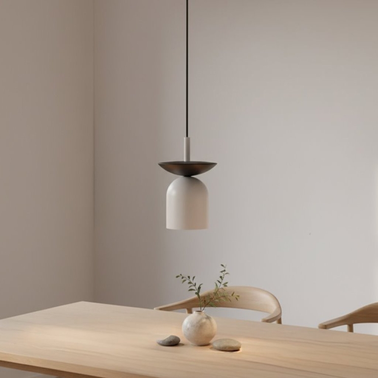 szara-lampa-wisząca-nad-stół