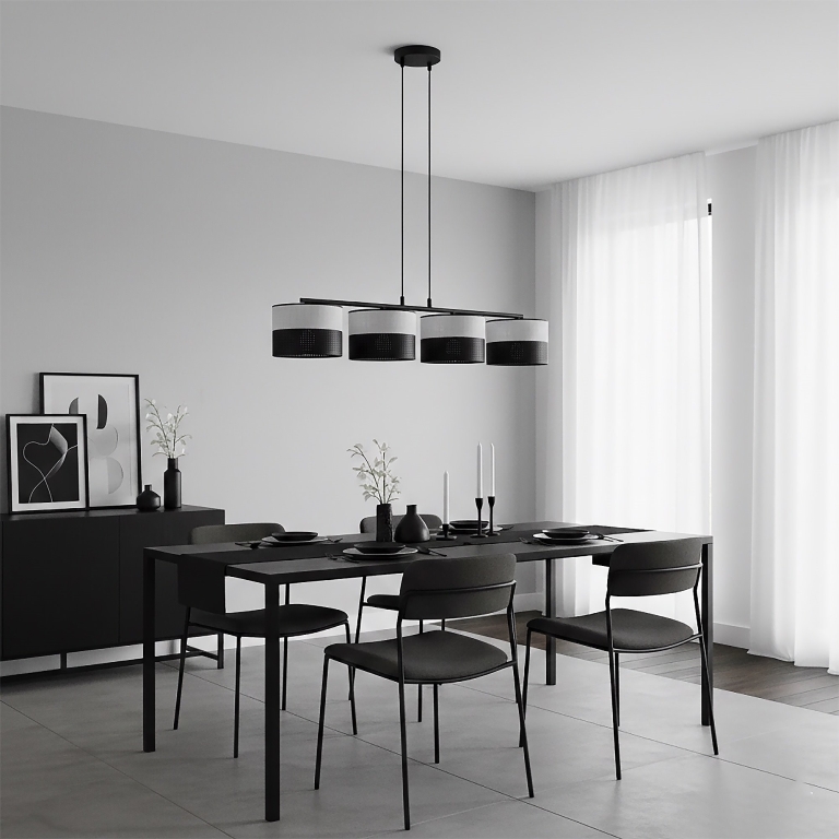 szara-lampa-wisząca-z-materiałowym-abażurem