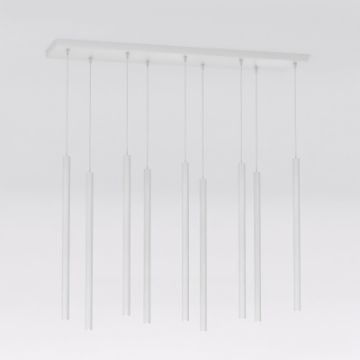 Szara lampa wisząca Heaven o minimalistycznej konstrukcji