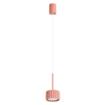 Lampa wisząca Medina w pastelowym, brzoskwiniowym odcieniu
