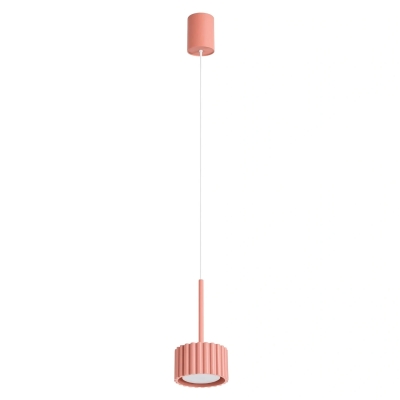 Lampa wisząca Medina w pastelowym, brzoskwiniowym odcieniu
