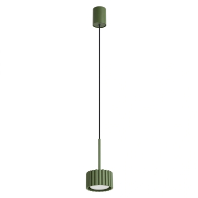 Medina - lampa wisząca w kolorze zielonej oliwki