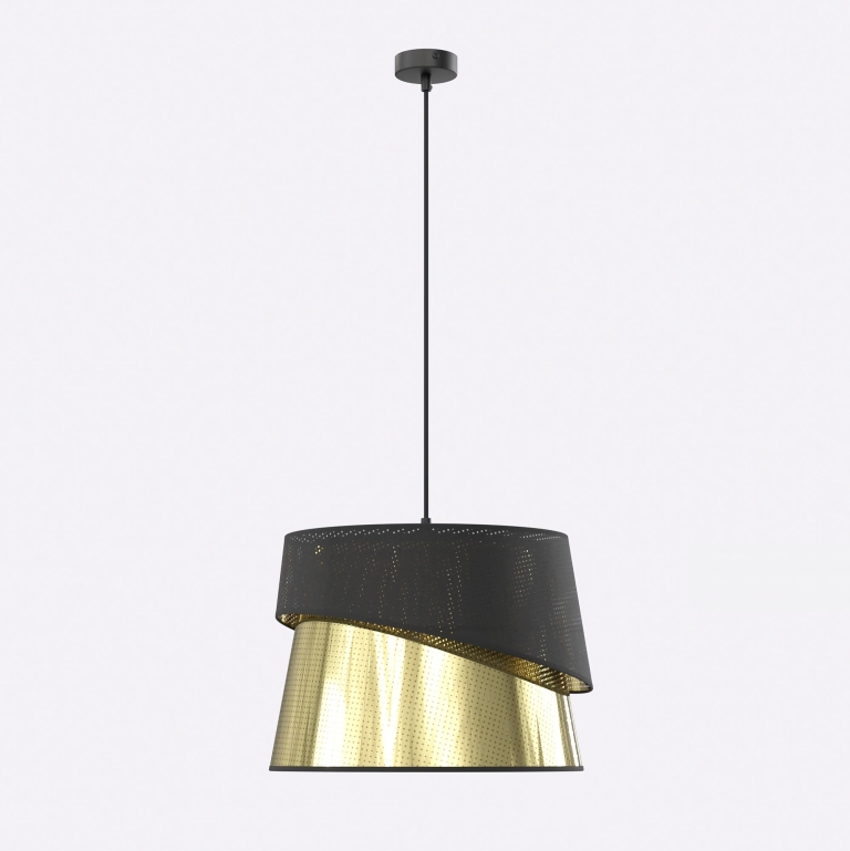 złota-nowoczesna-lampa-wisząca