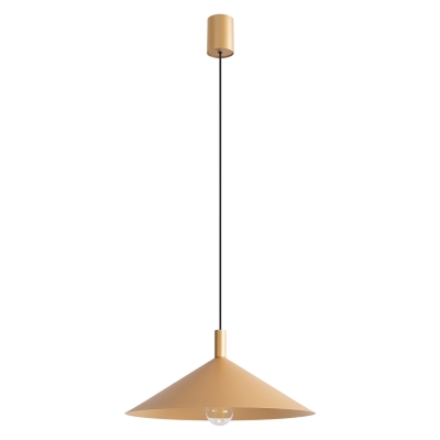 Elegancka lampa wisząca Doka w kolorze złotym