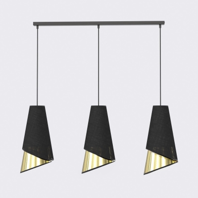 Potrójna lampa wisząca Meris w stylu glamour