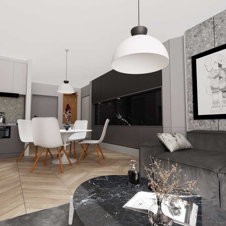 żyrandol-designerski-biały