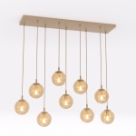 Blair 9 - beżowa lampa wisząca