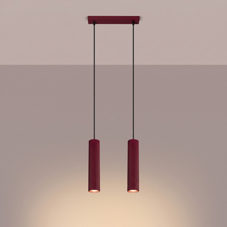 aluminiowa-lampa-wisząca-bordowa