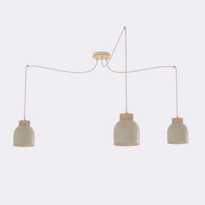 Lampa wisząca typu pająk - beżowa Arvi 3