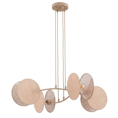 Marigold 4 - lampa wisząca w wersji beżowej