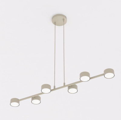 Arko 6 - beżowa lampa wisząca w stylu nowoczesnym