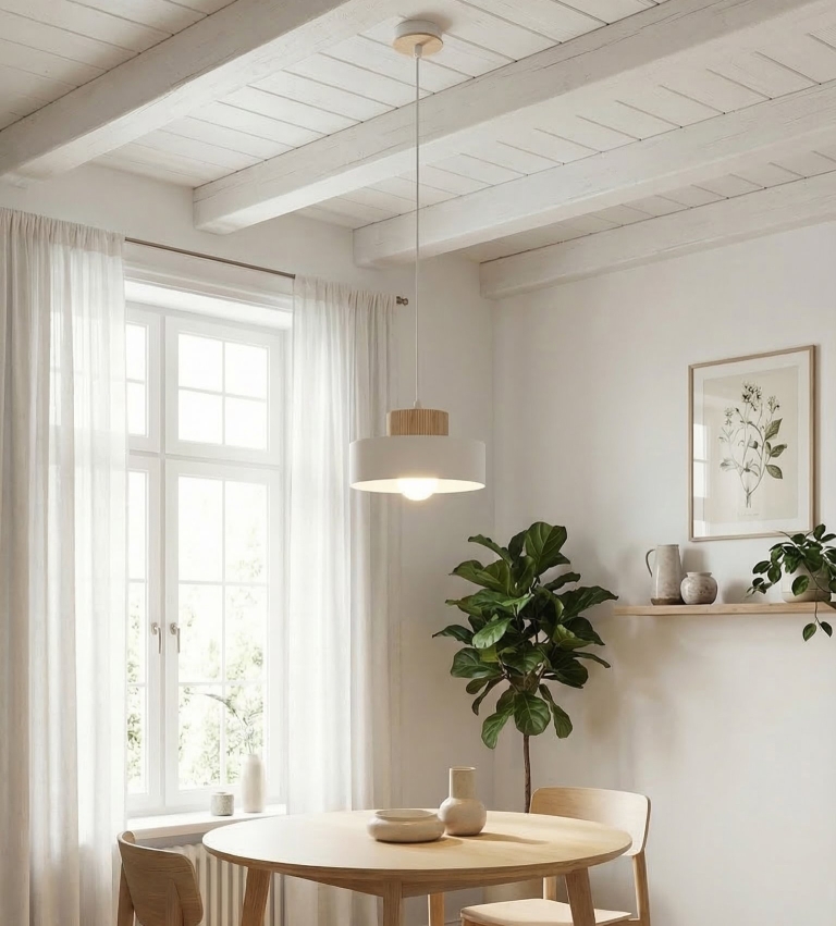 biała-lampa-wisząca