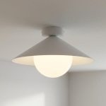 Lunel S - minimalistyczny plafon w kolorze białym