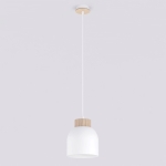 Avrel - minimalistyczna lampa wisząca z białym kloszem
