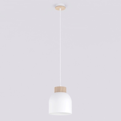 Avrel - minimalistyczna lampa wisząca z białym kloszem