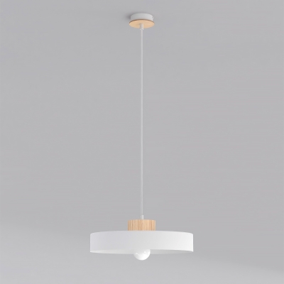 Metalowa lampa wisząca Velis w kolorze białym