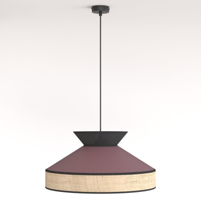 Solana - lampa wisząca w wersji burgundowej