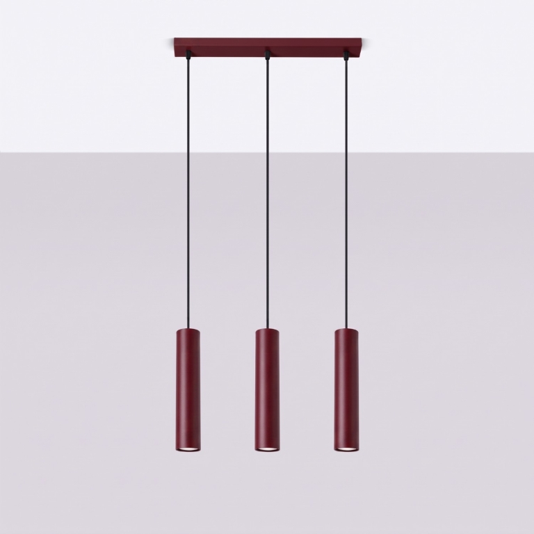 bordowe-oświetlenie-wiszące-designerskie