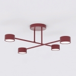 Burgundowa lampa Vero 4 o minimalistycznym designie