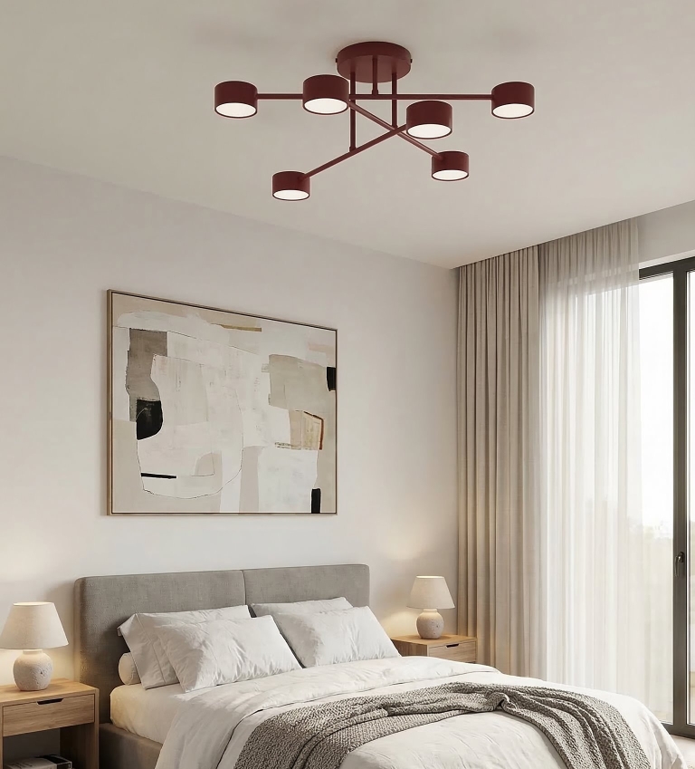 burgundowa-lampa-sufitowa